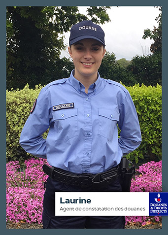 Portrait défilant 14 juillet 2017 : Laurine, agente de constatation des douanes