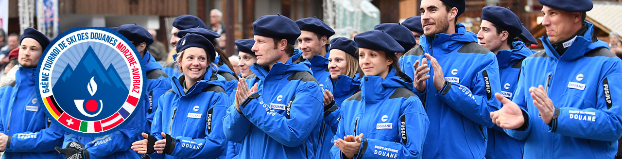 L&#039;équipe de France douane au 64e Championnat d&#039;Europe des douanes alpines