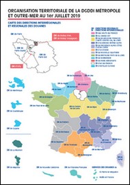 Organisation territoriale de la DGDDI en métropole et en Outre-mer (brochure)