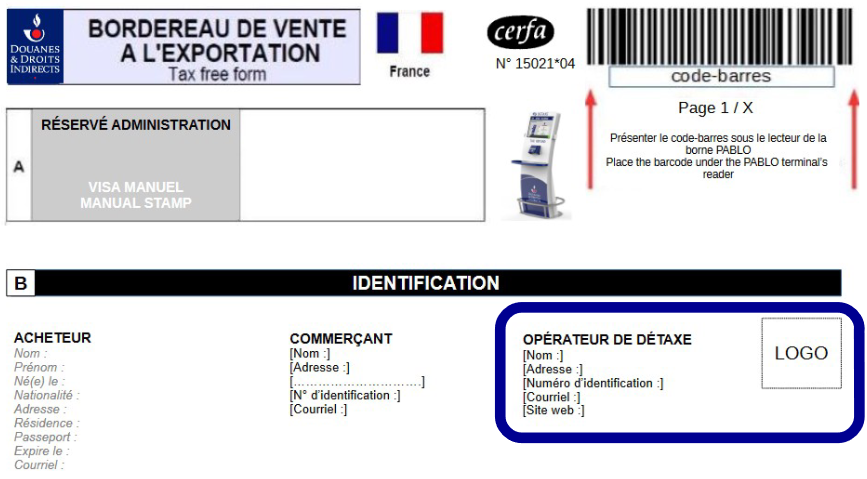 bordereau de vente